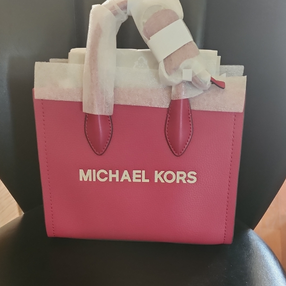 Michael Kors Dark Raspberry Tote Bag